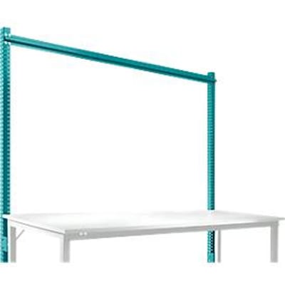 Opbouwframe, Basistafel STANDAARD werktafel-/werkbanksysteem UNIVERSAL/PROFI, 2000 mm, waterblauw