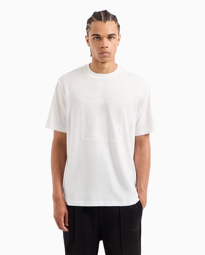 Armani Exchange 6dztln_zj9jz T-shirt Met Korte Mouwen Wit XS Man