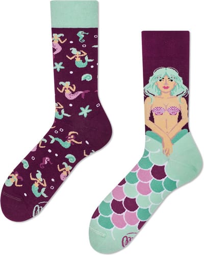 Many Mornings unisex sokken - Mystic Mermaid - Unisex - Maat: 35 - 38