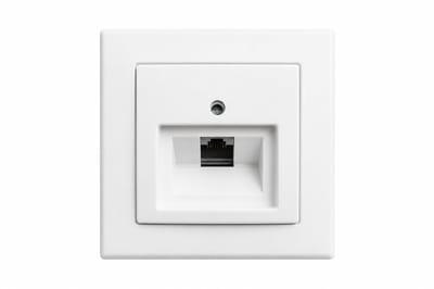 Busch-Jaeger Balance SI RJ45 UTP wandcontactdoos CAT6 compleet wit