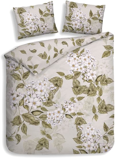 Heckettlane Juliette Dekbedovertrek - Tweepersoons - Katoen - 200x200-220 cm - Natural