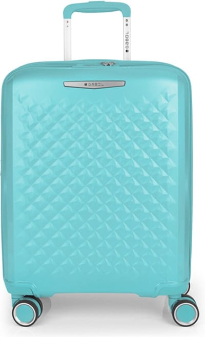 Gabol Queens 4 wielen Cabinewagen S 54 cm met uitbreidingsplooi - Harde bagage - TSA slot - verde menta