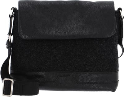 JOST Schoudertas Farum Shoulderbag with Flap Black 2 Zwart
