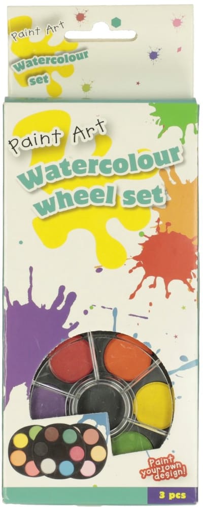 Waterverfset, 18 Kleuren