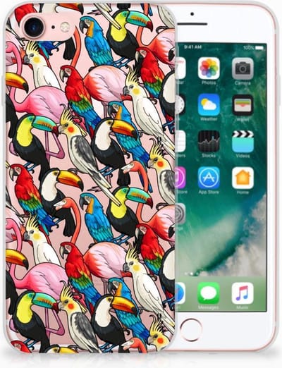 iPhone SE 2022 | SE 2020 | 8 | 7 TPU Hoesje Birds