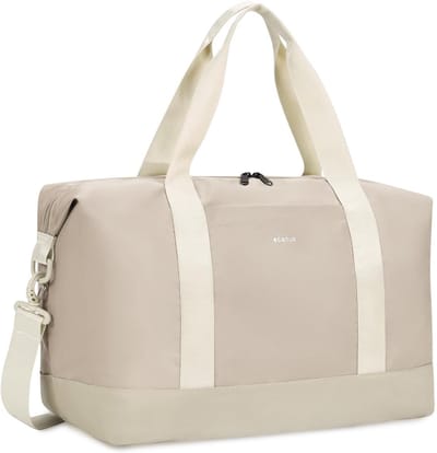 SnelShoppen - ECOHUB Opvouwbare Handbagage Tas 45x36x20, 30L Waterdichte Weekendtas, Onder Stoel Flight Bag met Verwijderbare Natzak, Sporttas voor Da