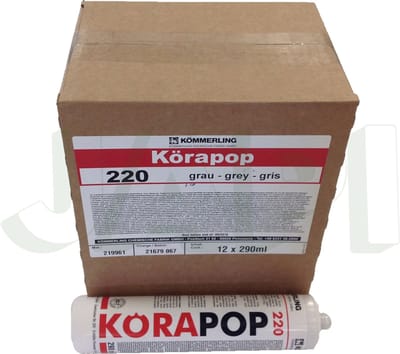 Korapop 220 ms polymeer patroon 290 ml — Grijs