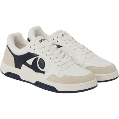 Bjorn Borg Ollie WB Sneakers Heren - Schoenen Mannen - Wit/Donkerblauw - Maat 42