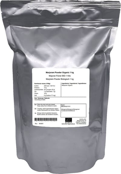 Marjolein majoraan Poeder - 1 Kg - Holyflavours
