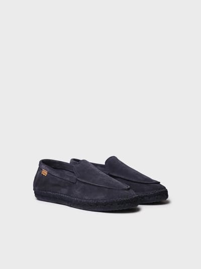 Gesloten espadrilles voor heren van suède met jute zool | MAX