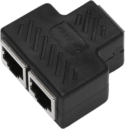 RJ45 Splitter Adapter voor 2 Poorten – Ethernet LAN Netwerk Verdeelstekker