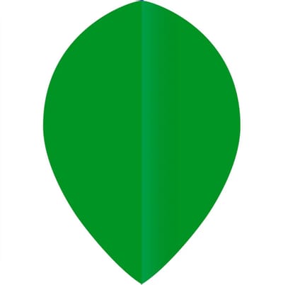 DLDarts - Pear Flights - 75 micron - 1 Set - Groen