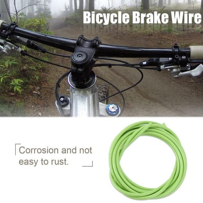 3 meter Fietsremkabel Fietskabels voor Racefietsen MTB-fietsen (Groen) black