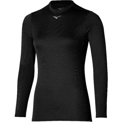 Damestrui met lange mouwen en ronde hals Mizuno Breath Thermo Mid Weight