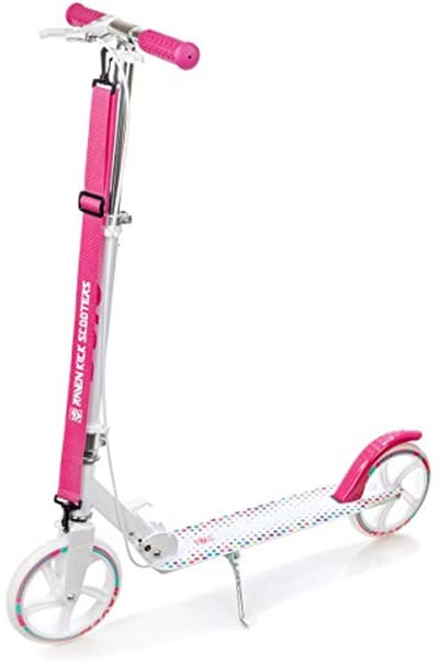 Stunt Scooter voor Kinderen en Volwassenen - Inklapbaar, Hoogte Verstelbaar, Draagriem, Bel, Fleshouder