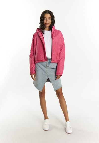 Mymo Licht gewatteerd blousonjack Dames roze