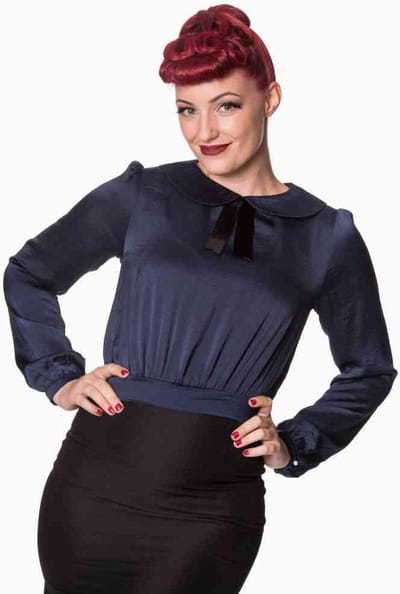 Dancing Days - FRESHWATER Blouse - XS - Blauw