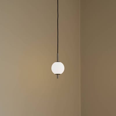UMAGE LED hanglamp Audrey, staalkleurig, 1-lamp, Ø 12 cm