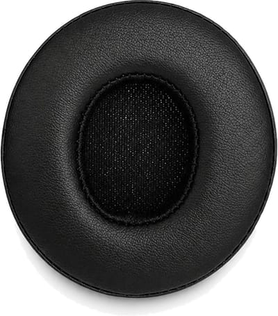 Set Oorkussens voor Beats Koptelefoon - Solo 2 / Solo 3 Wireless Oorkussen - Solo 2 Wireless / Solo 3 Wireless - Kunstleer met Traagschuim - Zwart