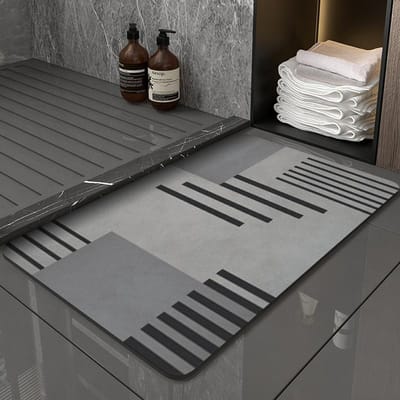 Badkamer Absorberende Vloermat Diatomeeënaarde Kussen Toilet Voetmat Toiletdeur Antislip Huishoudelijk Sneldrogende Badmat 40*60CM