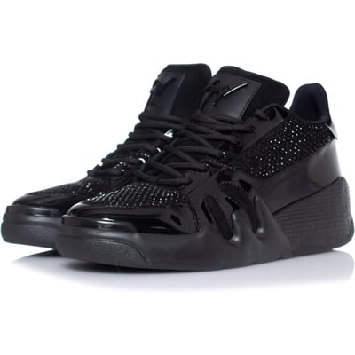 TALON zwarte trainers met rhinestones