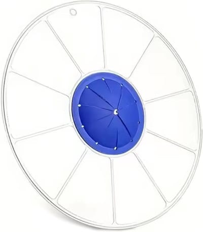 Mengkop Anti Splatter - Spatbescherming Mixer - Keuken schoonhouden - Brede compatibiliteit - 12 inch - Blauw