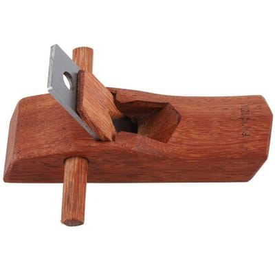 Hand Schaaf Schuurmachine Houten Timmerman Houtbewerking Schaven Houtsnijgereedschap(127mm) brown