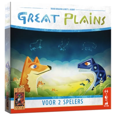 999 Games - Great Plains -Tactisch Bordspel - twee spelers spel