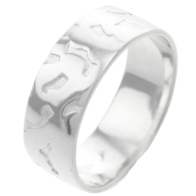 Behave – 925 sterling zilveren ring – Zilver – Handgemaakt – Dames – 7,5 mm breed