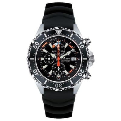 Chris Benz - CB-C300X-S-KBS - Duikershorloge - Unisex - Quartz