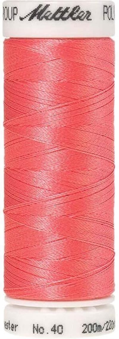 AMANN POLYSHEEN NAAI-BORDUURGAREN, COL-1840 ROZE, 200M, PER STUK.