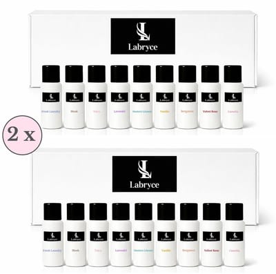 Wasparfum Proefpakket Labryce - 2 x 9 Geuren - 18 x 20 ml - Cadeauset