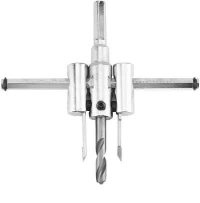 Dailygoods - Verstelbare Gatzaag Set 30-120mm - Houtbewerking Gereedschap - Veelzijdig en Professioneel - Voor Hout en Kunststof - Ideaal voor Doe-Het...