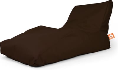 Whoober loungestoel zitzak Bali XL outdoor donker bruin - Wasbaar - Voor binnen en buiten