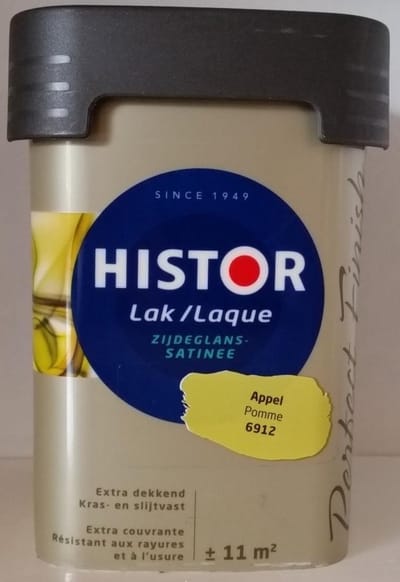 Histor Perfect Finish Lak Zijdeglans 0,75 liter - Appel
