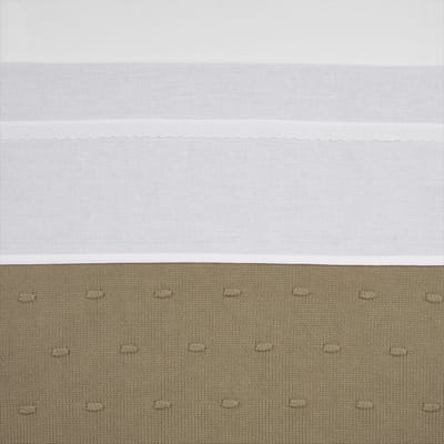 Meyco Baby Lace wieglaken - white - 75x100cm - 0.3 TOG