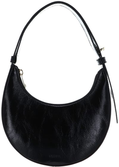 FURLA Leren schoudertas avondtas Delizia Mini Shoulder Bag Nero zwart