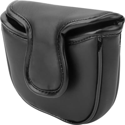 Housses de Tête de Driver de Club de Golf Portables en PU Durables Douces Accessoire pour Golfeur Noir noir