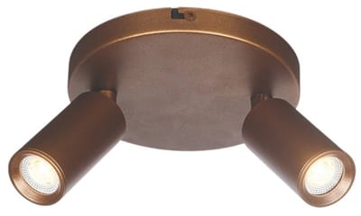Freelight - Spot Scolo 2 lichts Ø 15 cm brons goud