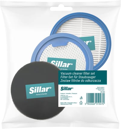 Sillar set 2 stofzuigerfilters - wasbaar - HEPA, voorfilter - anti-allergeen - vervanging voor filters - geschikt voor Electrolux Home/ Ultimate/Animal/Hygienic 700 Cordless cleaner