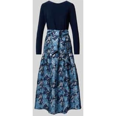 Avondjurk in 2-in-1-look met strikceintuur
