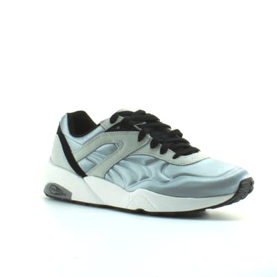 Puma Trinomic R698 Mat & Glans Grijs Textiel Heren Lace Up Trainers 359305 03