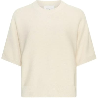 MSCH Copenhagen Mschthamira 2/4 Pullover Tops & T-shirts Dames - Shirt - Ecru - Maat S/M