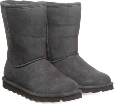 BEARPAW Elle korte winterlaarzen voor dames Lamsvachtlaarzen 1962W 060 Graphite