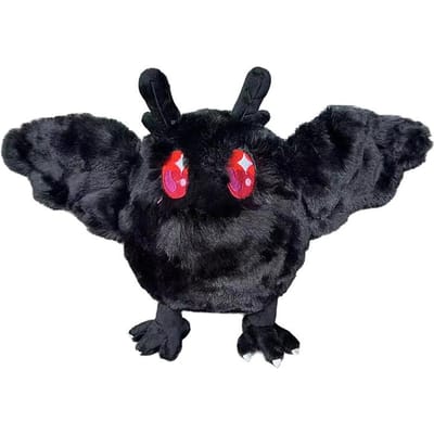 28cm Mothman Pluche Speelgoed Horror Mothman Pluche Pop Cartoon Anime Zacht Gevuld Feestpop Speelgoed Verjaardagscadeau 28cm