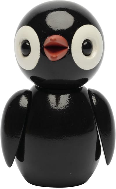 Spring Copenhagen Spring Birds "Bold" Black 31g H6.5xW4.2xL4.5cm (made in Vietnam) speelgoedfiguur kinderen en volwassenen