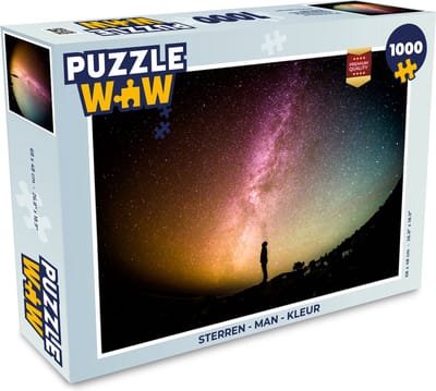 Puzzel Sterren - Man - Kleur - Legpuzzel - Puzzel 1000 stukjes volwassenen