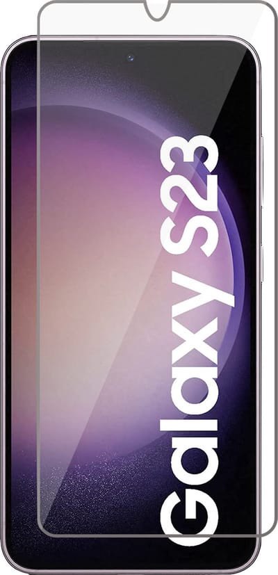 Screenprotector geschikt voor Samsung Galaxy S23 - Gehard Glas Beschermglas Tempered Glass Screen Protector