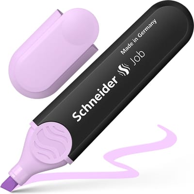 Schneider markeerstift - tekstmarker - Job pastel - lavendel - 1 stuks - S-1528