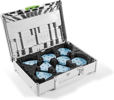Festool 578196 Schuurschijvenbox Diameter 90 mm Korrelgrootte (num): 60, 80, 120, 180 1 stuk(s)